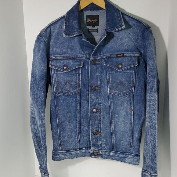 Wrangler Other - Wrangler Men's Denim Vintage Blast Trucker Denim Jean Jacket Size S